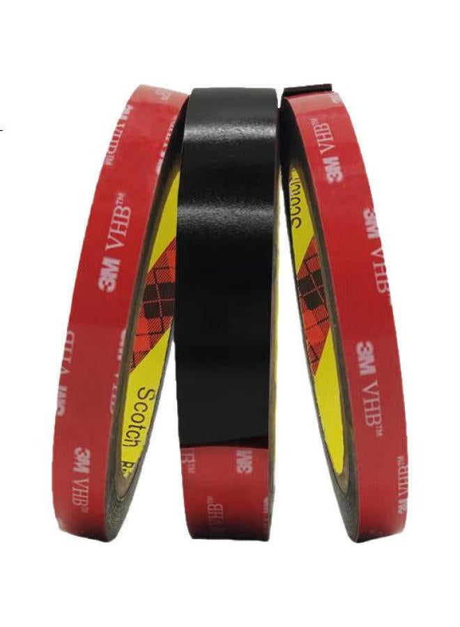 3M 3M Double-Sided Tape, Strong Adhesive, Traceless, Black, Heat-Resistant, Etc Car Mount, 5952, 10Mm*3M - Image 3