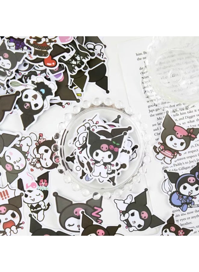 NIBEMINENT 100 Pcs Cartoon Cute Kulomi Deco Kit Waterproof Stickers, High Definition Printing Bright Colors, Suitable for Laptop Skateboard Luggage Water Bottle Guitar DIY - Image 2