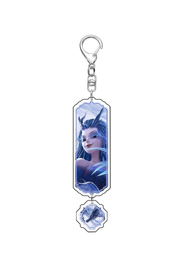 WAIKIL "Nezha'S Demon Boy In The Sea"School Bag Mobile Phone Pendant - Ao Run Keychain  - Image 1
