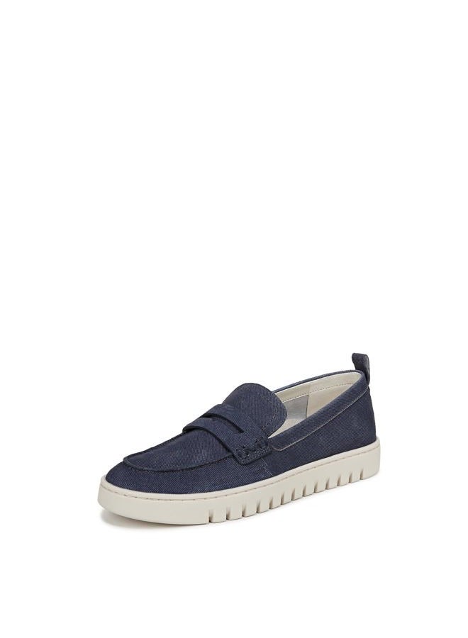 Vionic Women's Uptown Loafer, Dark Denim Suede, 9.5 Wide - Image 1