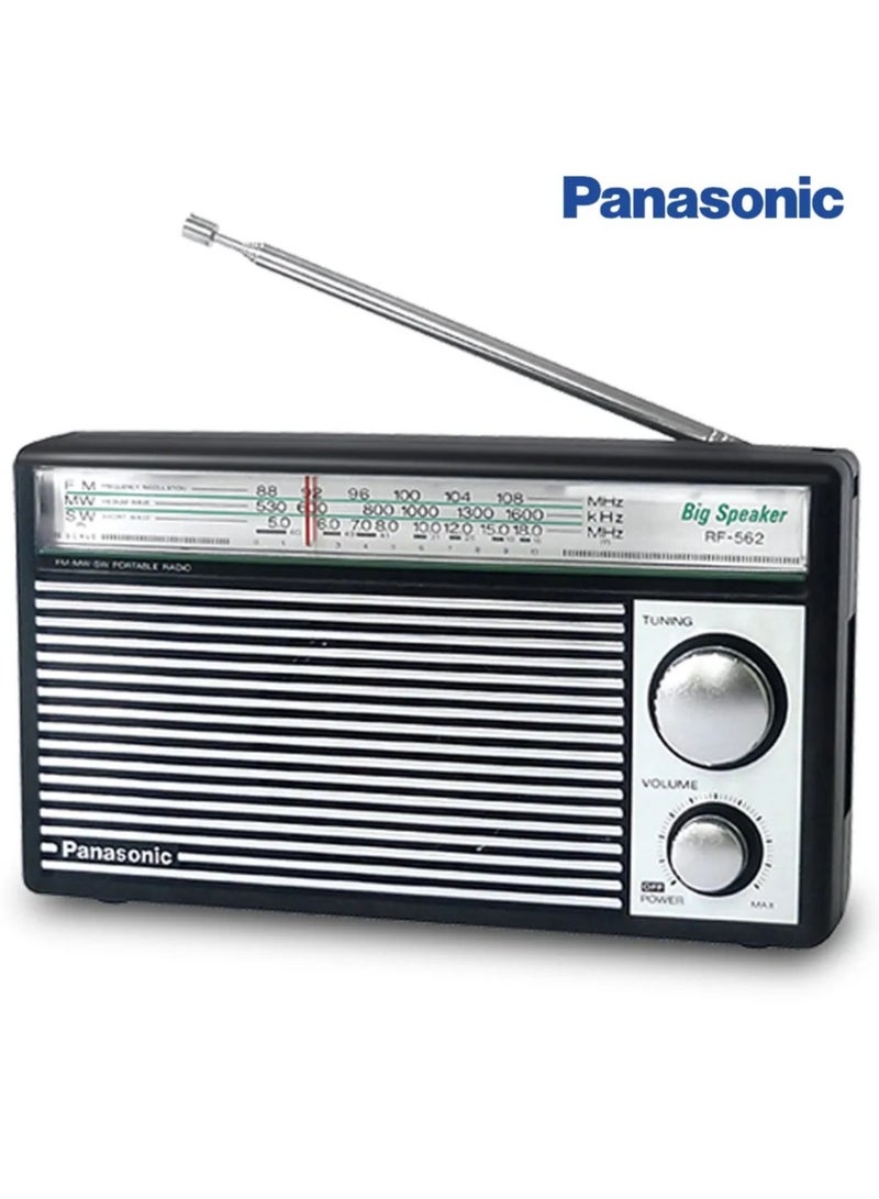Panasonic 3 Band Portable Radio RF-562DD2 Black/Noir - Image 2