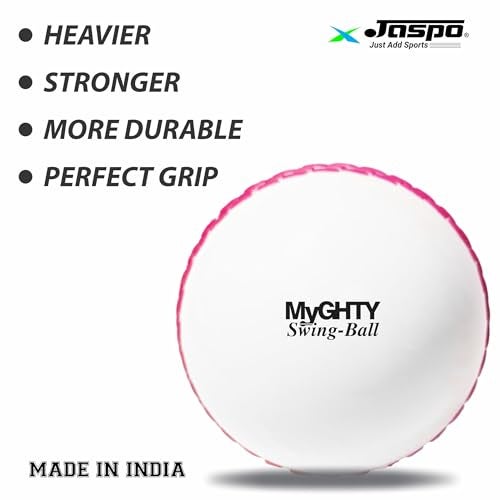 jaspo MyGHTY Swing Cricket Ball, Soft PVC Cricket Ball-Weight 110g Standard Size Wind Ball for Beginners Standard Bounce for Training & Practice-Pk of 12 Pcs with Printed Display Box - Image 4