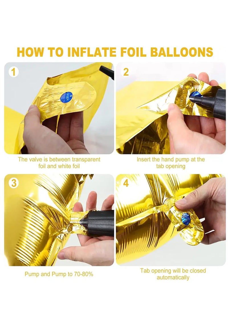 PARTY FUN 32 Inch Number Foil Balloons - Perfect for Anniversaries, Weddings, and Birthdays (Number 2)  - Image 3
