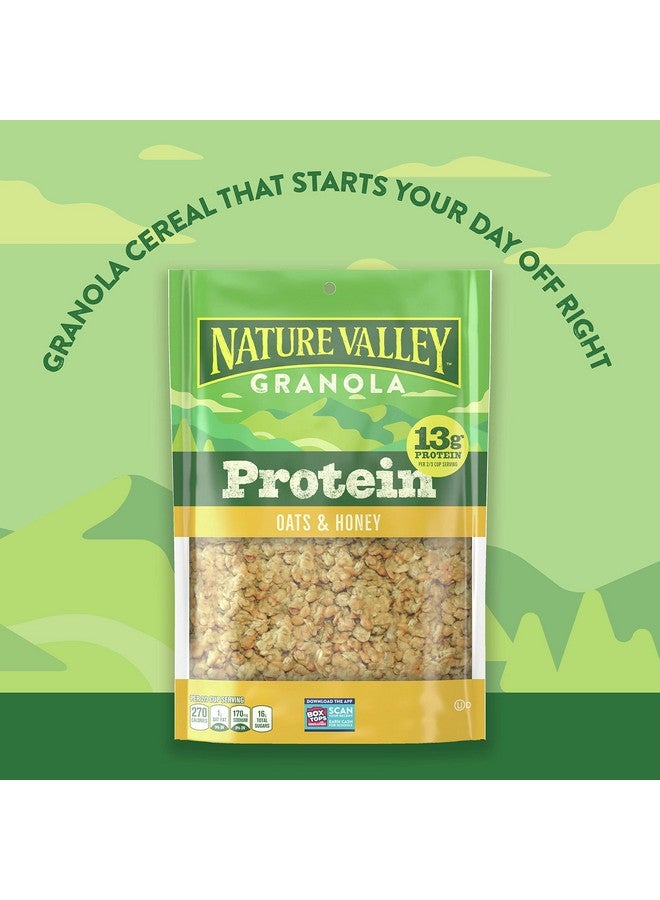 Nature Valley Nature Valley Protein Granola, Oats and Honey, Family Size, Resealable Bag, 17 OZ  - Image 4