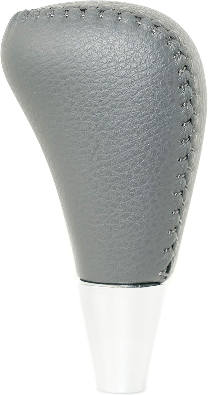 SHIFTIN Leather Wood Gear Shift Knob for Toyota Avalon Yaris 4Runner Land Cruiser Sienna Camry Solara Tacoma and Lexus ES300 ES330 GS300 GS400 GS430 (Gray Leather) - Image 4