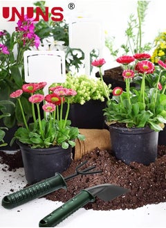 UNUNS Garden Tool Set,4Pcs Plant Care Kit,Potted Soil Shovel Claw Hoe Durable Studry For Home Garden Lawn Farm Indoor Outdoor  - Image 3