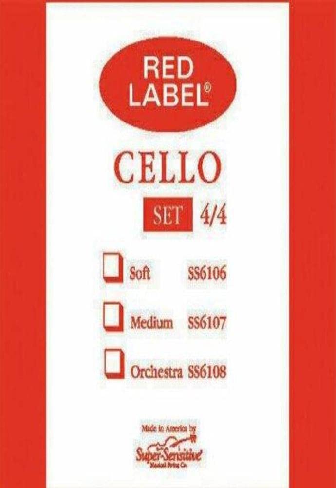Super Sensitive Steelcore 4/4 Cello Strings: Set (6107) - Image 3