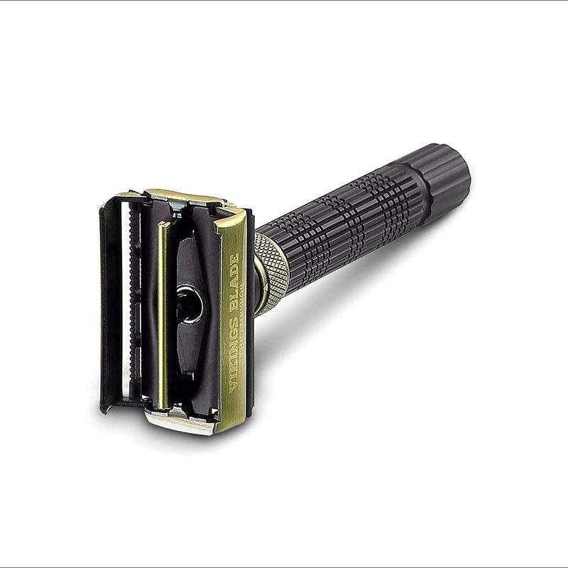 VIKINGS BLADE Adjustable Double Edge Safety Razor + Luxury Case. Smooth, Reusable, Eco-Friendly (The Emperor â€œAugustusâ€) - Image 5