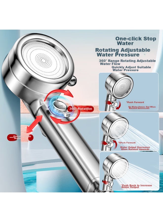 LARSD Laishidan Electric Water Heater Mixing Valve Set, 304 Stainless Steel Shower Head Switch, U-shaped Valve, Surface-mounted Shower Faucet, Ld5223t - Image 2