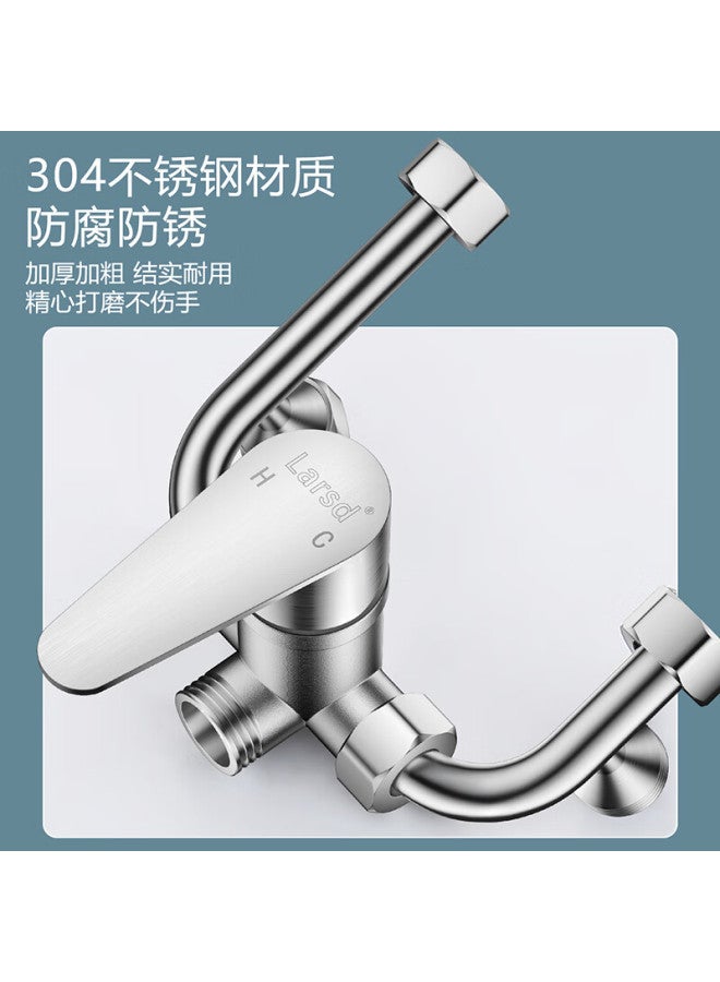 LARSD Laishidan Electric Water Heater Mixing Valve Set, 304 Stainless Steel Shower Head Switch, U-shaped Valve, Surface-mounted Shower Faucet, Ld5223t - Image 4