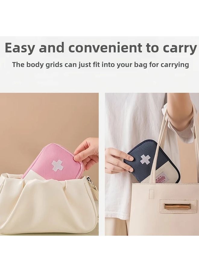 Large Blue 2 In 1 First Aid Kit Waterproof Portable For Home Travel Camping RV - Image 5