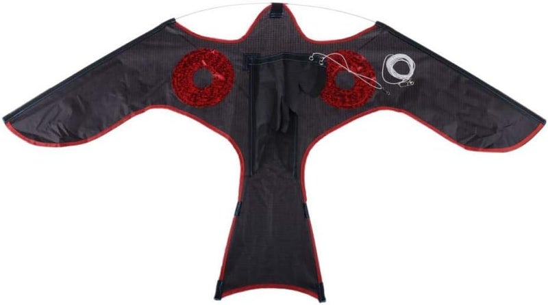 كلاراكو طائرة ورقية من نوع Scarer Flying Hawk مزودة بحبل بطول 2.5 متر، وطارد للطيور قابل للتمدد، ومخيف للطيور الطائرة من أجل تنظيم الحدائق الخارجية - Image 1