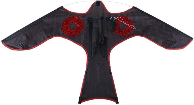 كلاراكو طائرة ورقية من نوع Scarer Flying Hawk مزودة بحبل بطول 2.5 متر، وطارد للطيور قابل للتمدد، ومخيف للطيور الطائرة من أجل تنظيم الحدائق الخارجية - Image 4