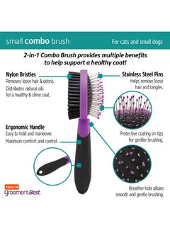 Hartz Groomer'S Best Small Combo Brush For Cats And Small Dogs  - Image 3