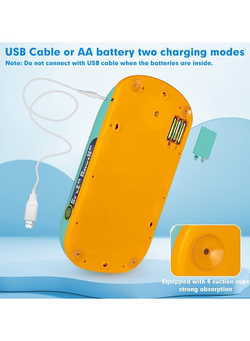 general Baby Musical Steering Wheel Toy, Toddler Simulated Driving Racing Car Game with Sound,Pretend Play Driving Toy Toddler Sensory Toys Boys Girls Birthday Gift (Green Driving Racing Car) - Image 5