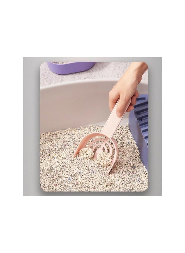 مجرفة رمل القطط مجوفة مجرفة رمل شاملة أداة تنظيف صندوق القطط لوازم الحيوانات الأليفة - Image 2