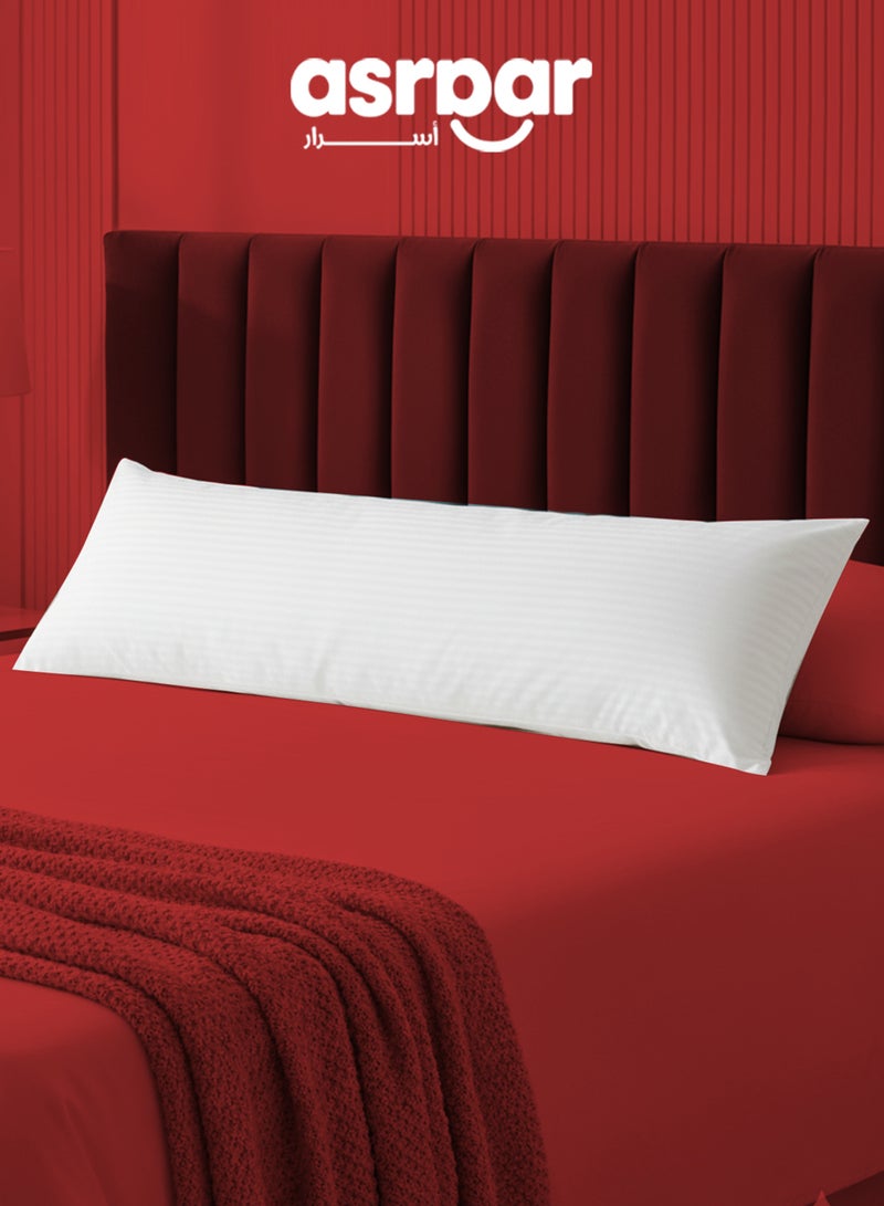 أسرار طقم أحلام ناعمة من أسرار – لباد فندقي سميك 20 سم ومخدة طويلة 150×50 سم لراحة واسترخاء مثاليين - Image 3
