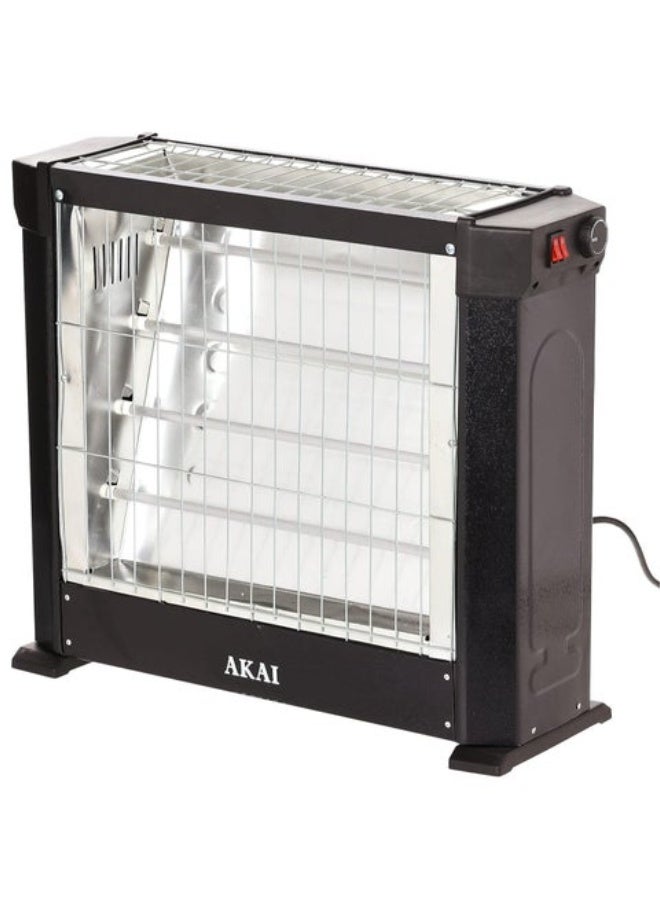 أكاي دفاية كهربائية من اكاي 4 شمعات - أسود