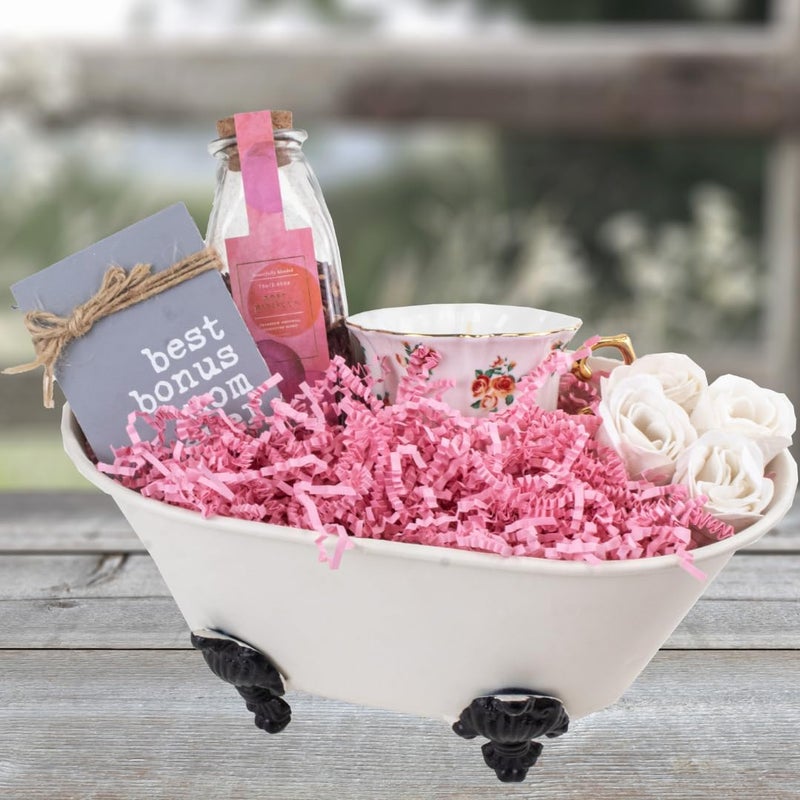MagicWater Supply MagicWater Crinkle Cut Paper for Gift Baskets - 1/2 LB - Light Pink - Perfect for Shredded Paper Filler, Basket Filler, Gift Boxes, Bridesmaid Gifts, Christmas Stuffers – Ideal for All Occasions - Image 5
