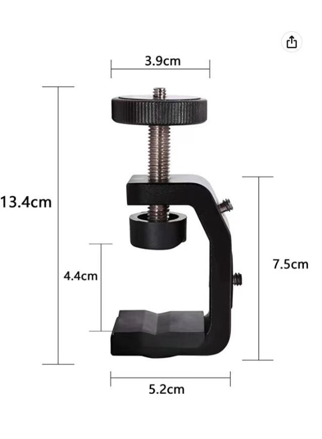 Q-shaped Clamp U-shaped Desktop Round Tube Clamp Multi-function Strong Clamp Strange Hand Chickenmouth Pliers Magic Hand Small Large Crab Clamp - Image 1