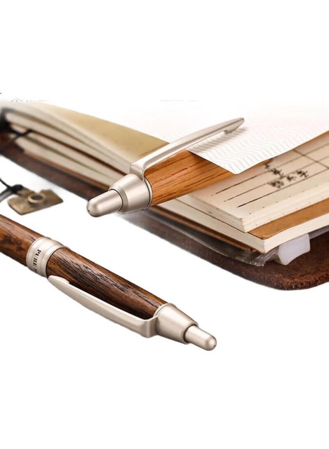 Uni Mitsubishi (Uni) Student Automatic Pencil 0.5Mm Century Oak Shaft Mechanical Pencil Business Gift Pen M5-1015 Thick Shaft Light Wood Color - Image 2