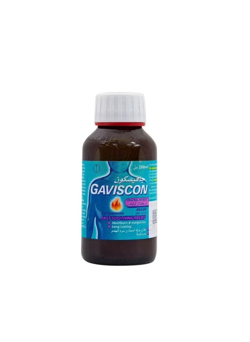 Gaviscon Aniseed Oral Suspension, 200ml