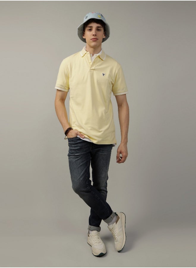 American Eagle - AE Pique Polo Shirt - Image 1