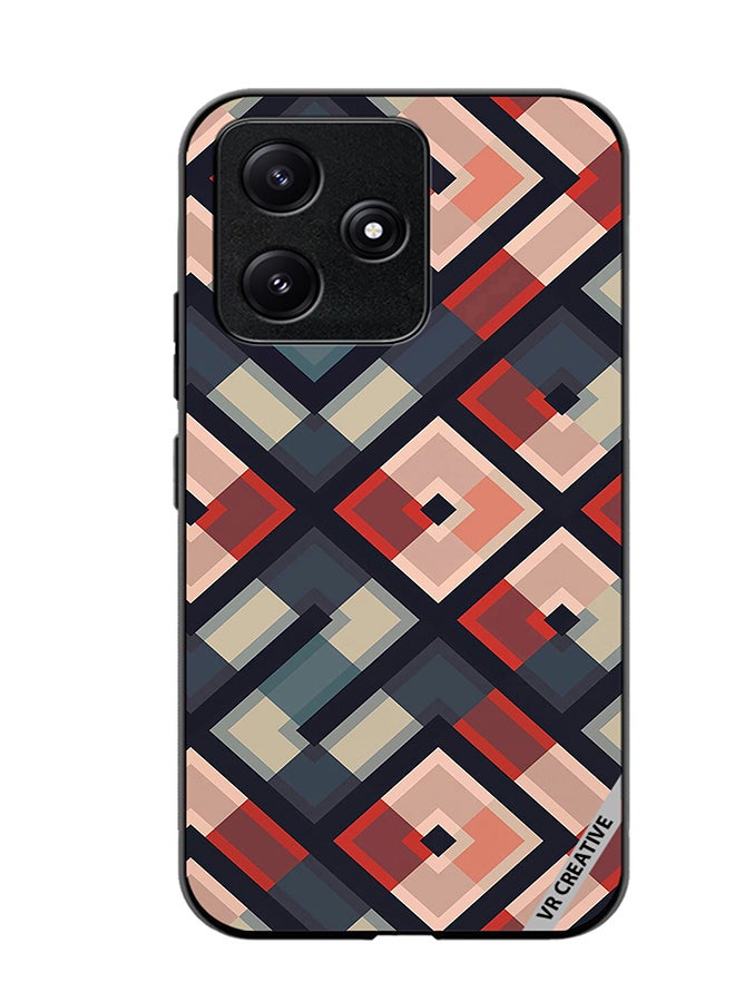 VR CREATIVE Protective Case Cover For Xiaomi Poco M6 Pro 5G Pattern Design Multicolour - Image 1