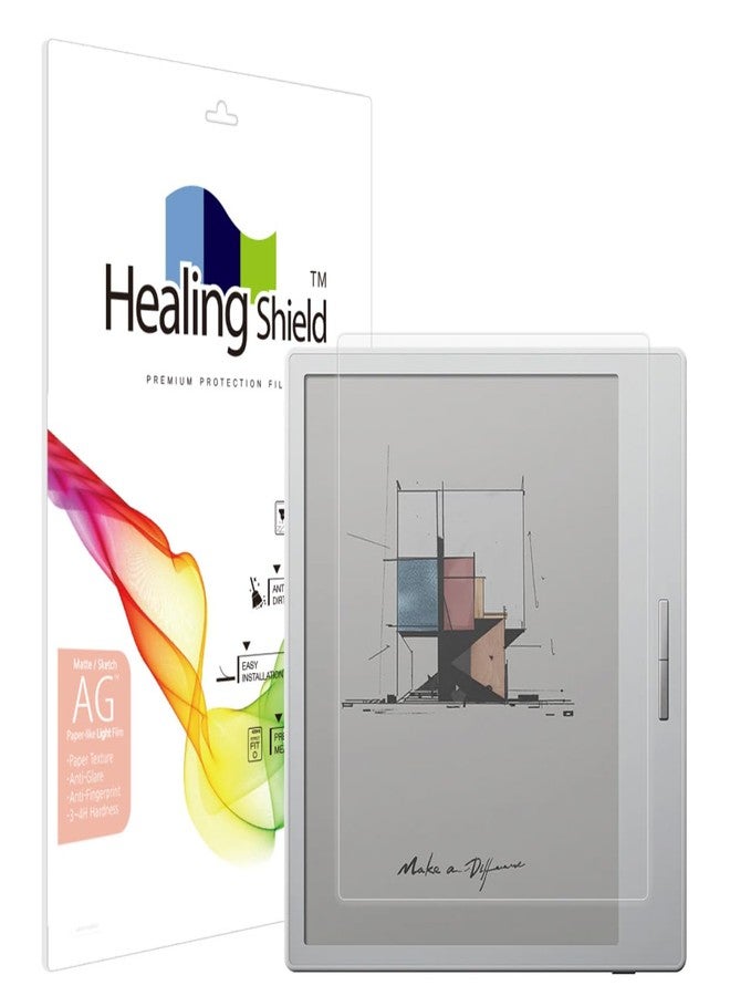 Healing Shield Screen Protector for Onyx Boox Go Color 7 White, Light Anti Glare Paper Texture Feeling Matte Film- AGPL GoColor7white - Image 1