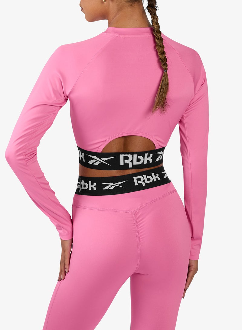 Reebok Id Train Cutout Long Sleeve - Image 2