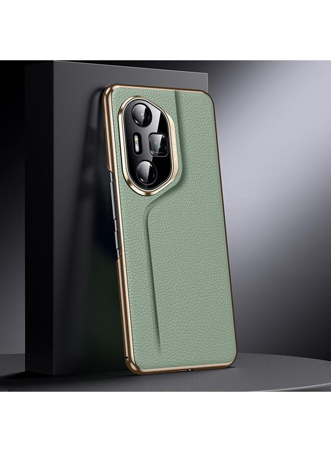 زبون جراب لهاتف Honor 300 Pro مصنوع من الجلد الطبيعي - Image 1