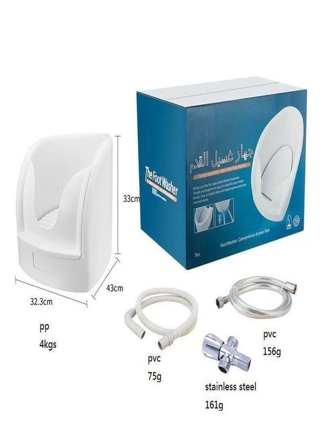 ZEESQUARE Portable Foot Washer – Wudu Washing Basin & Foot Cleaning – Compact Wudu Foot Cleaner for Home, Travel & Daily Use  - Image 3