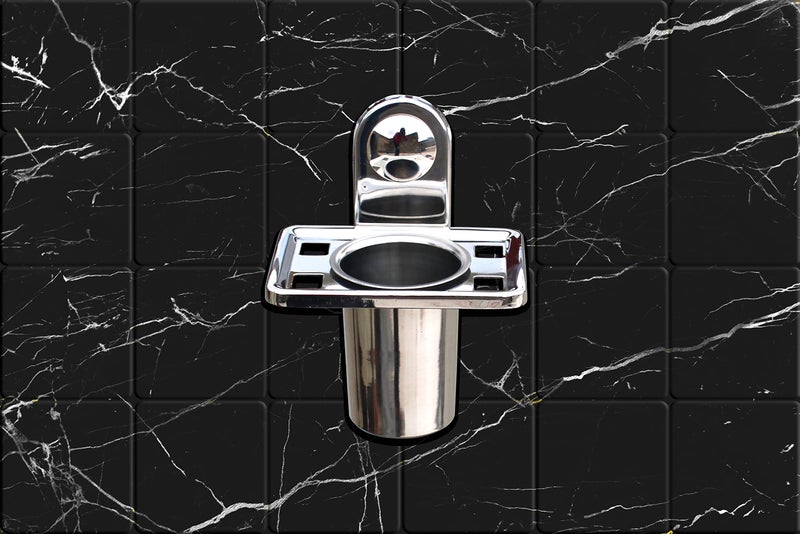 AMPEX Stainless Steel Tumbler Holder/Tooth Brush Holder/Bathroom Accessories - Image 2