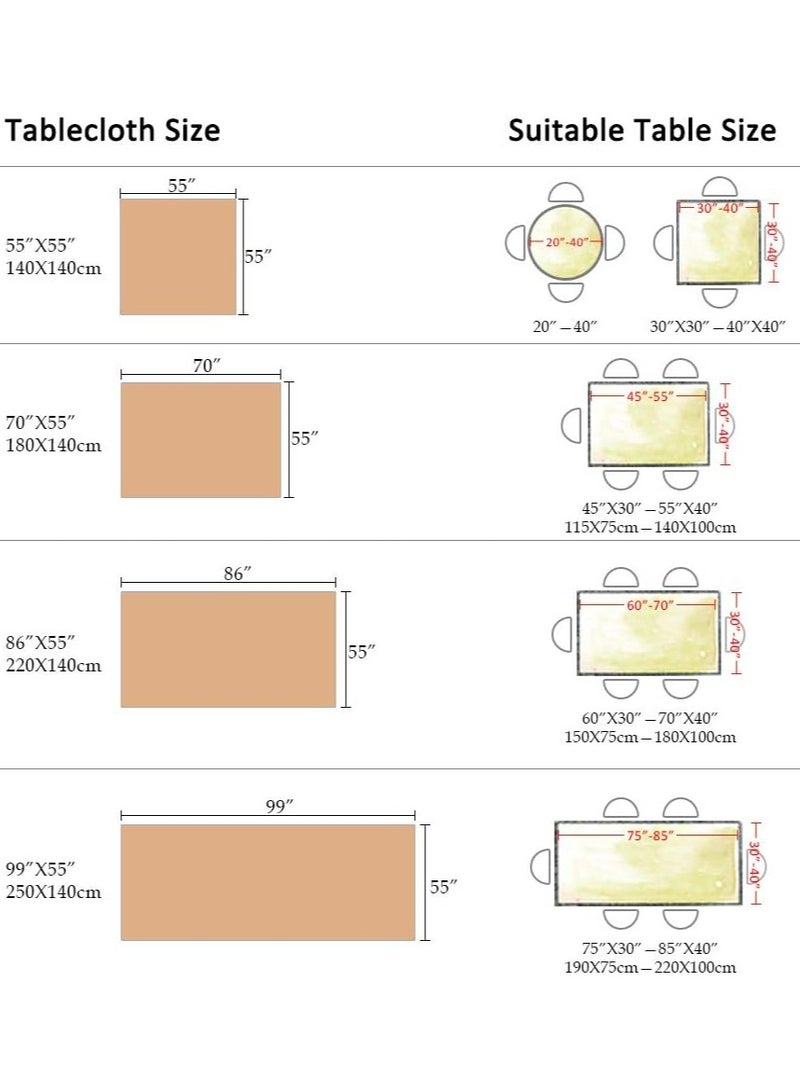 YQbest Waterproof Oil Resistant, And Washable PVC Table Mat, Coffee Table Cloth, Wear-resistant Dining Tablecloth  For Home Kitchen Cafe Hotel - Image 4