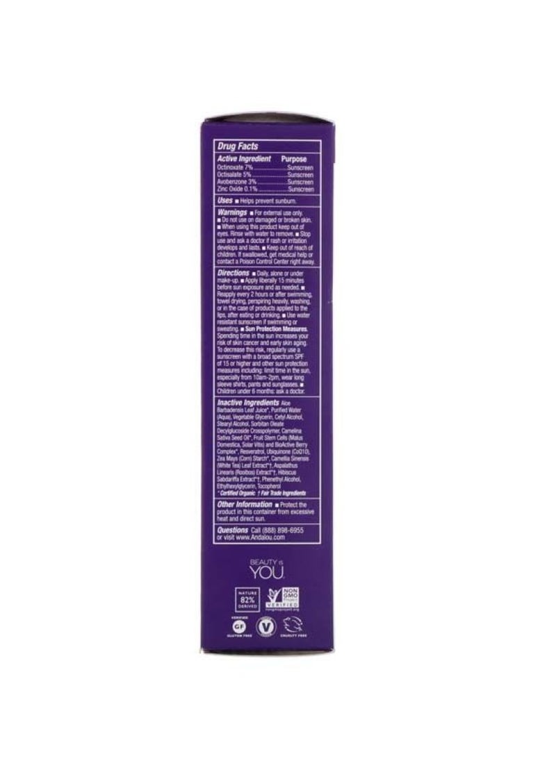 Andalou Natural Andalou Day Booster SPF 30 Facial Serum Unscented 58ml  - Image 2