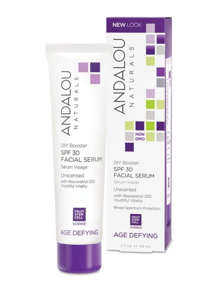 Andalou Natural Andalou Day Booster SPF 30 Facial Serum Unscented 58ml  - Image 1