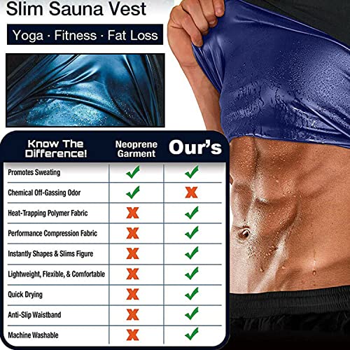 OLSIC Sweat Shapewear Vest Belt for Men, Polymer Shapewear, Workout for Weight Loss Waist Body Slimming, Trainer (L/XL) - Image 2