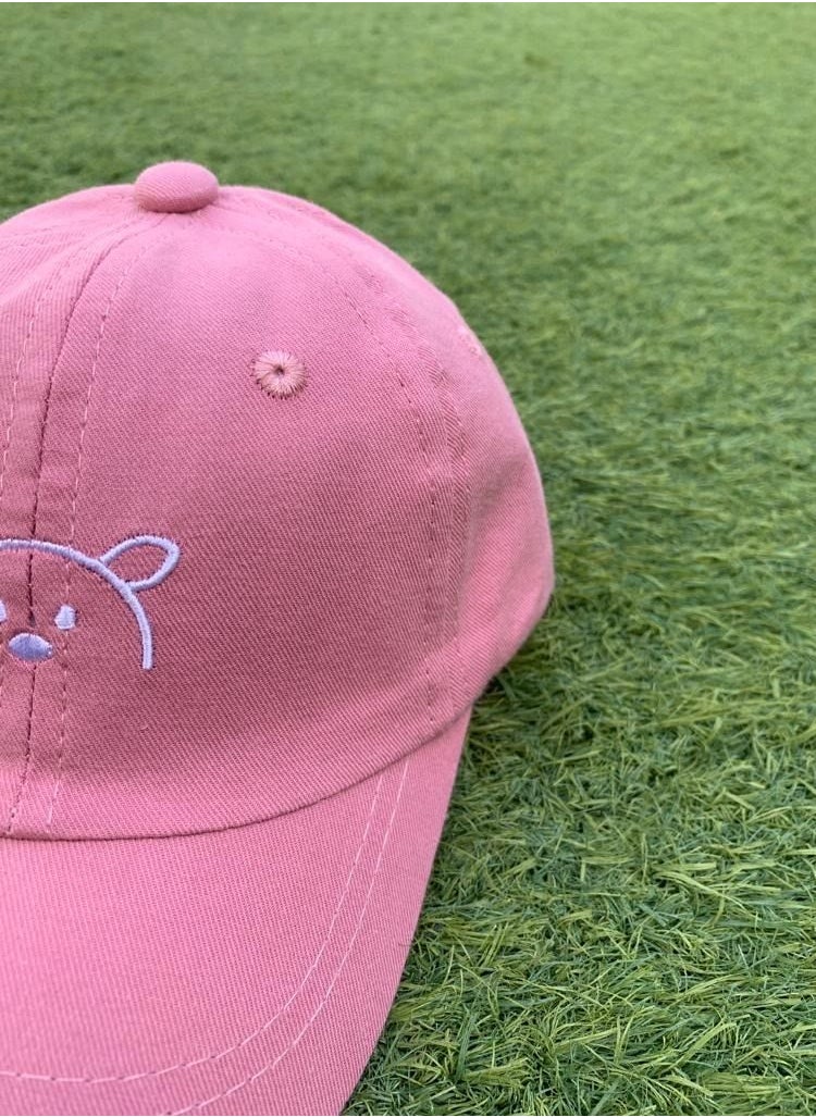 The Girl Cap TGC Kids Baseball Cap - Sun UV Protection Lightweight Adjustable - Summer Beach Teddy Cute Sport Cap  - Image 3