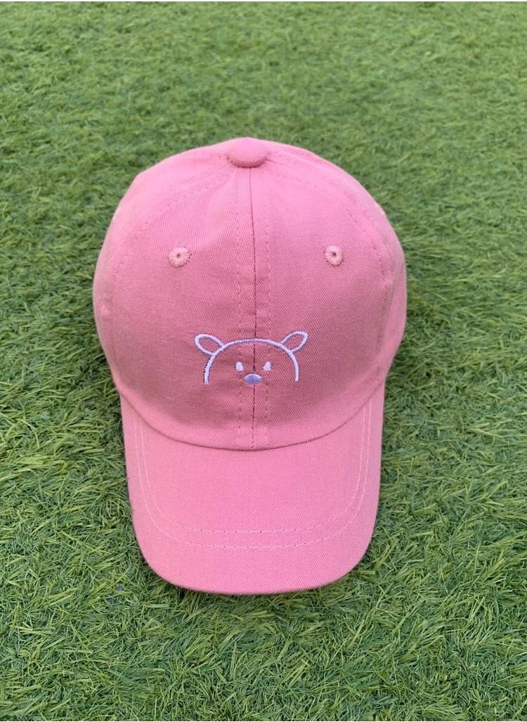 The Girl Cap TGC Kids Baseball Cap - Sun UV Protection Lightweight Adjustable - Summer Beach Teddy Cute Sport Cap  - Image 2