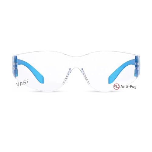 Vast ANTI FOG Wraparound24 Hour Driving Clear Glasses For HD Vision UV Protection Goggles for Driving Travelling Sports Cricket | Scratch Resistant Coating (CLEAR ANTIFOG - PACK OF 1) - Image 1