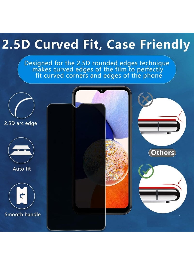 Tempered Glass for Samsung Galaxy A16 Privacy Glass Screen Protector Anti-Spy Tempered Glass Film 9H Hardness Scratch Resistant Bubble Free Glass Screen Protector for Samsung Galaxy A16  - Image 5