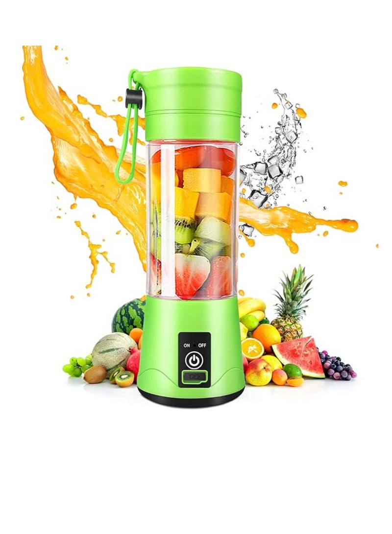 Electric Portable Mini USB Blender 380ml 380 ml 784 Green - Image 2