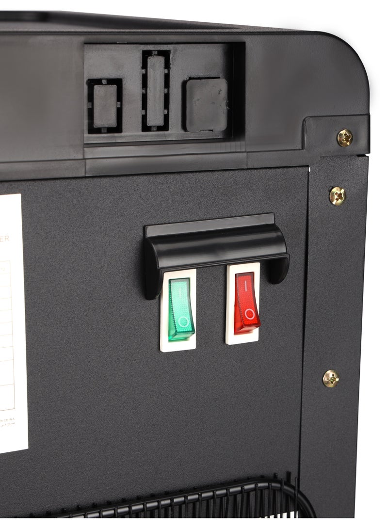 KRYPTON 3 Taps Water Dispenser with Cabinet | Hot , Normal and Cold Water Supply KNWD6452 Black & Beige - Image 5