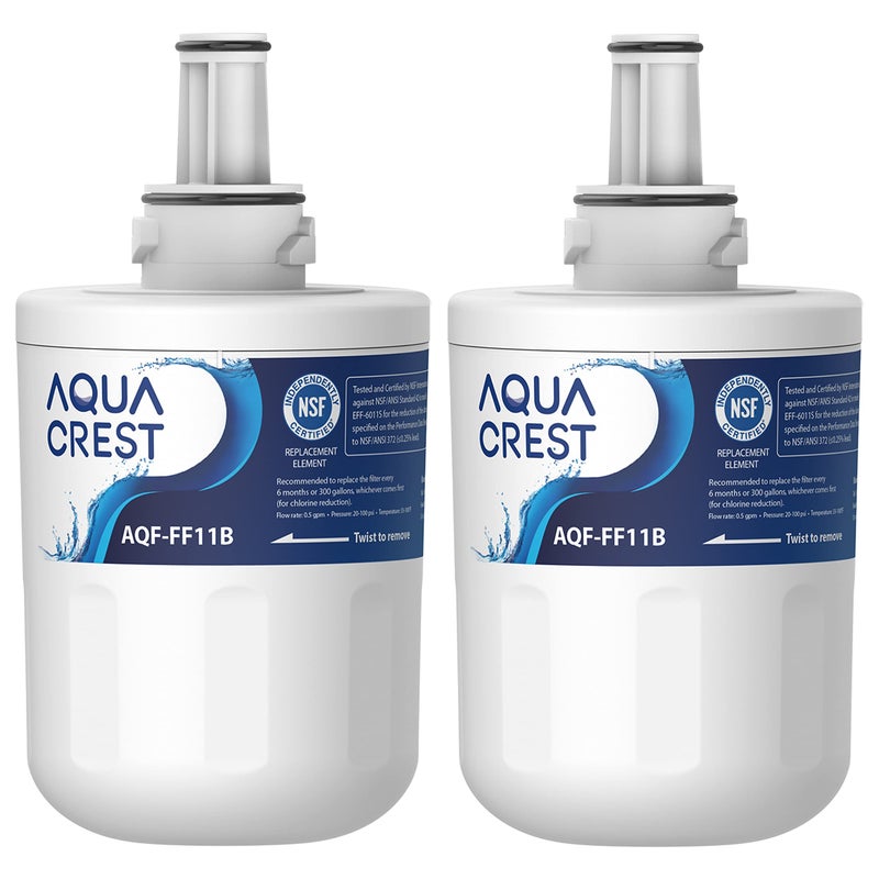 فلتر مياه الثلاجة AQUA CREST DA2900003G متوافق مع سامسونج Aqua Pure Plus DA2900003G DA2900003B DA9706317A DA6100159A HAFCU1XAA HAFIN2EXP APP100 2