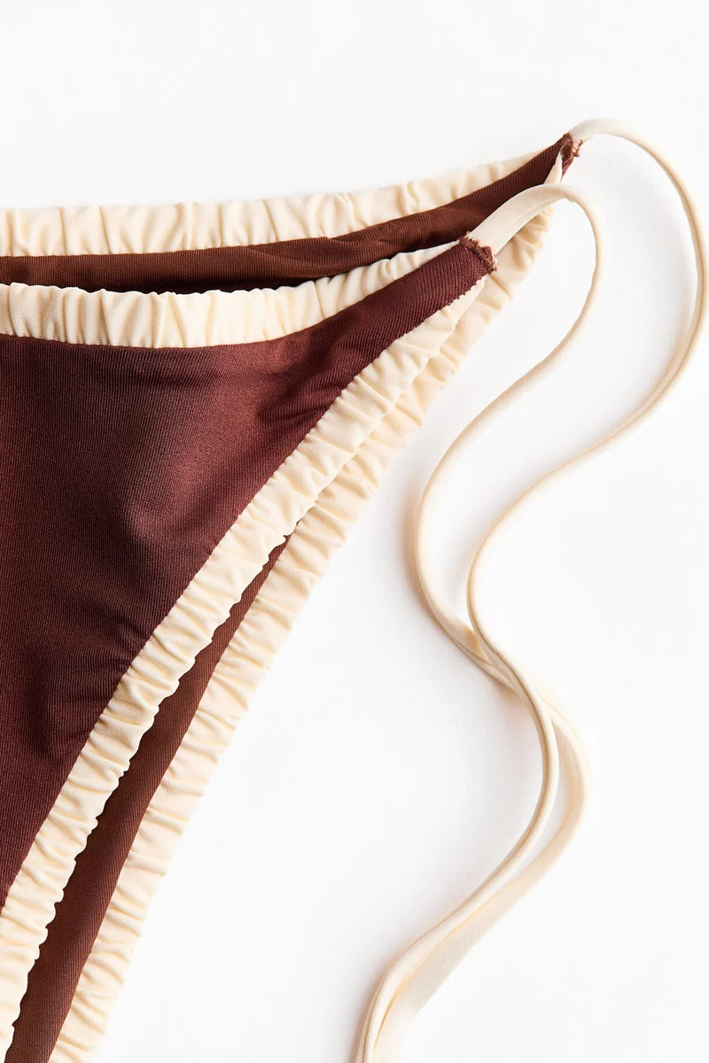 H&M Cheeky Tie tanga bikini bottoms