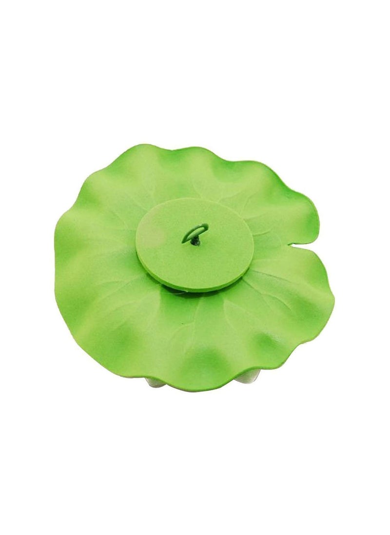 VRCT VRCT Set of 4 Artificial Floating Lotus Flowers with Rubber Leaf for Outdoor Indoor Home Decoration and Craft Multicolour 4 Piece 5 cm x 10 Cm 4  - Image 2