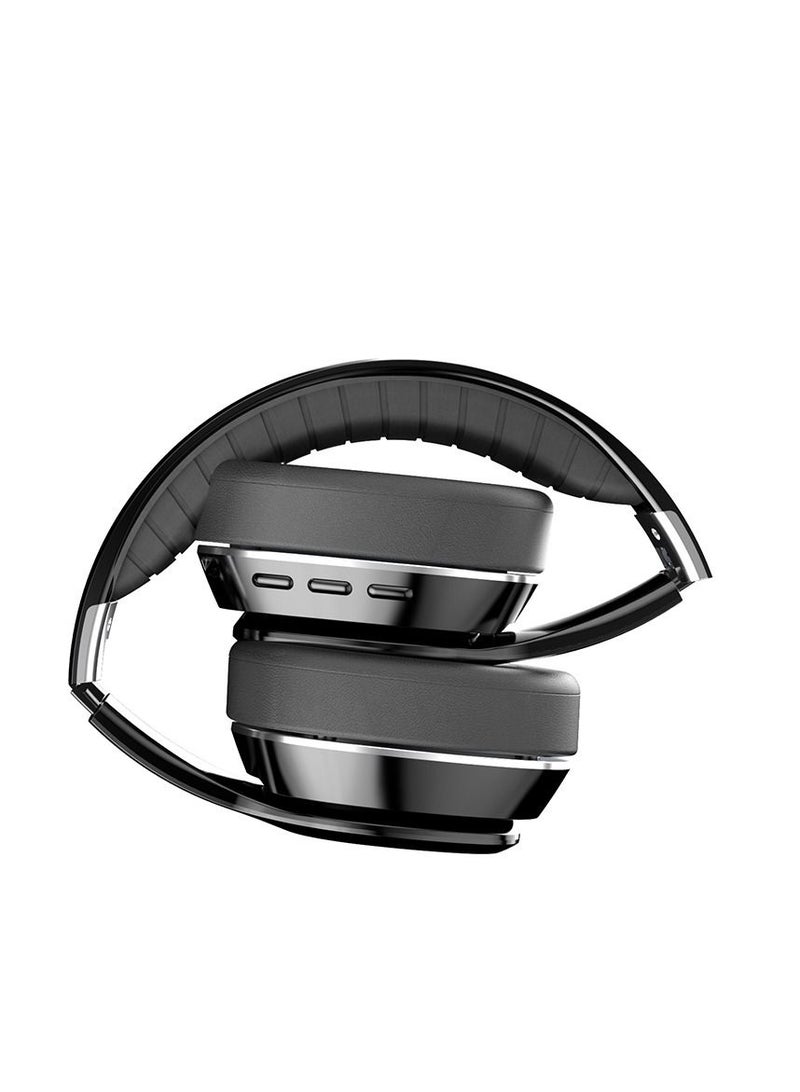 GULFLINK 200mah Bluetooth Wireless Headphones for Teens Adults Black - Image 4