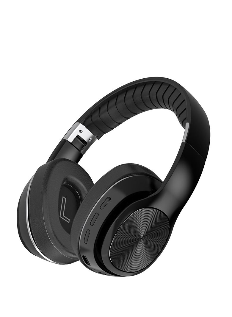 GULFLINK 200mah Bluetooth Wireless Headphones for Teens Adults Black - Image 1