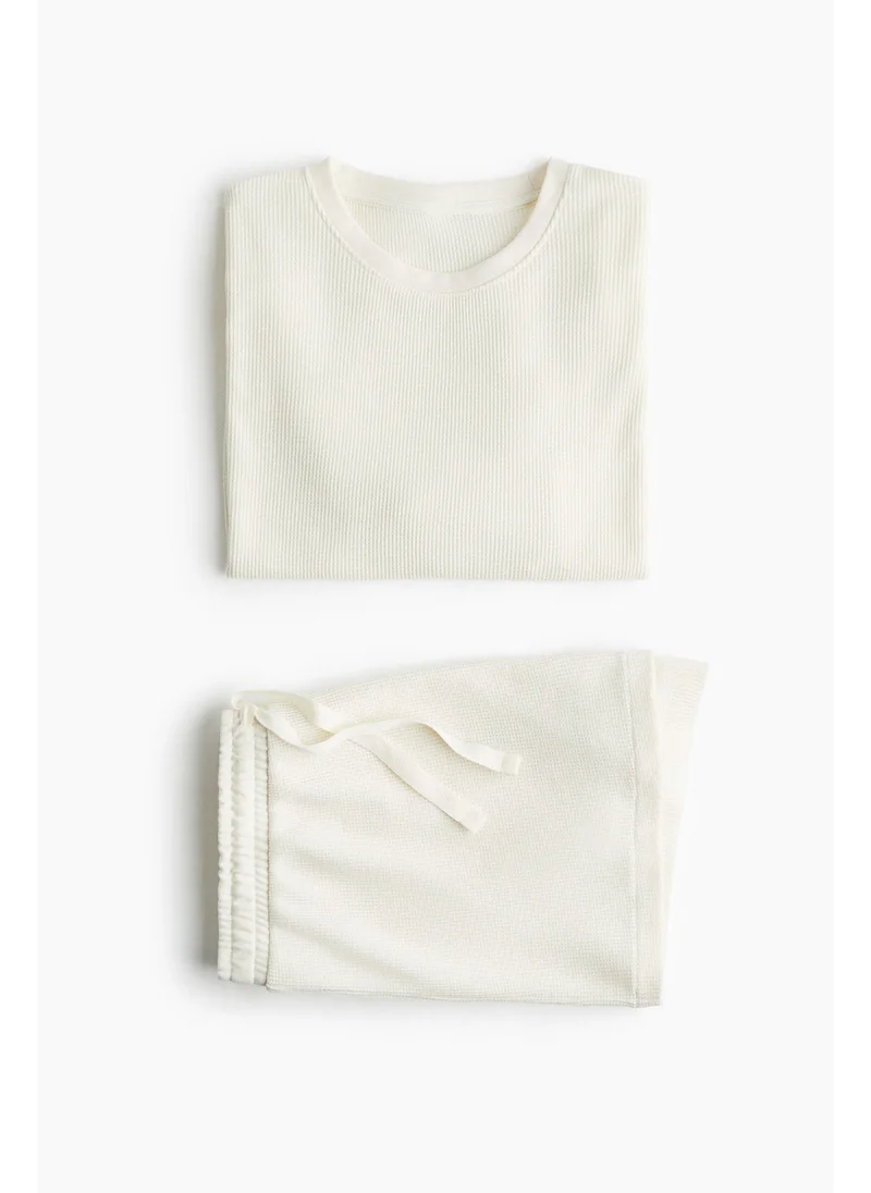 H&M Waffled pyjamas
