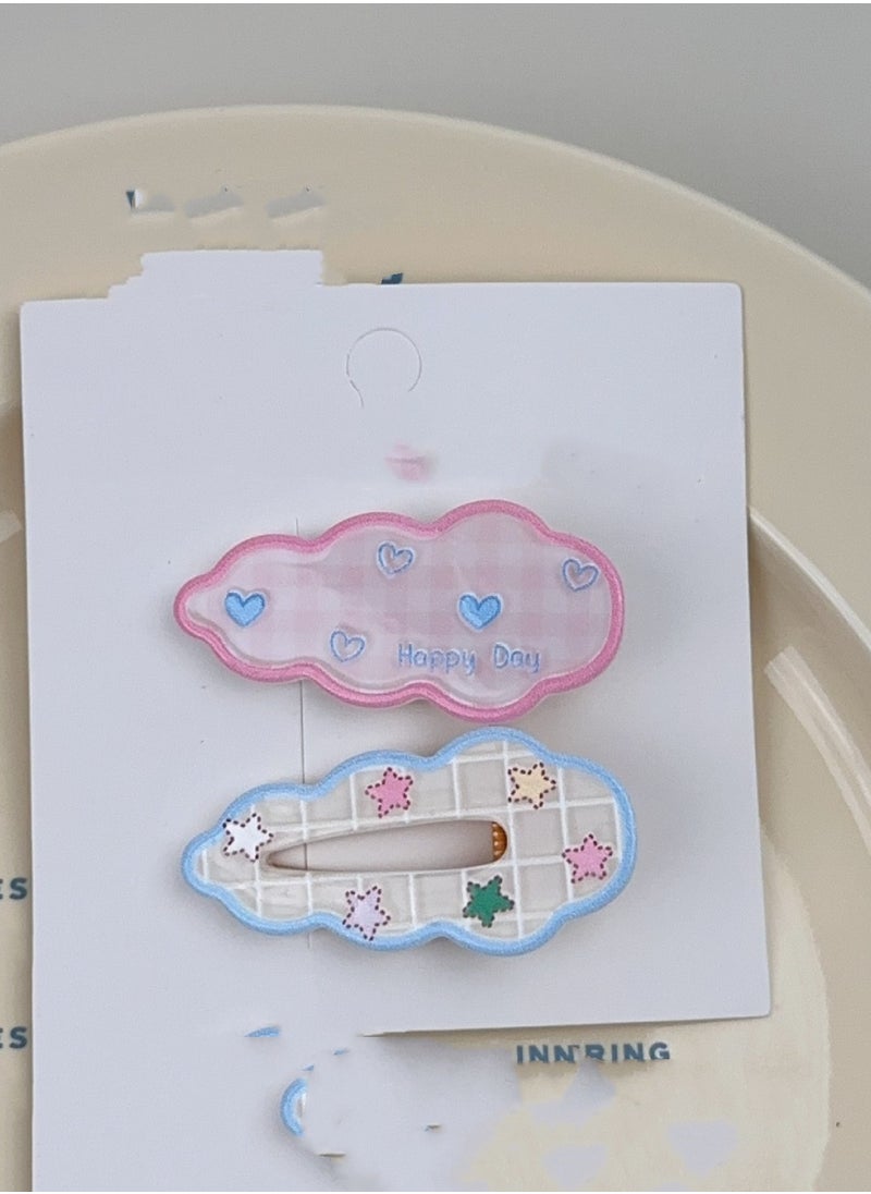 Mark Fairwhale - A  PairMinimally Designed Side Fringe Clip - Image 1